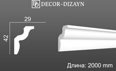 DD22 карниз Decor Dizayn